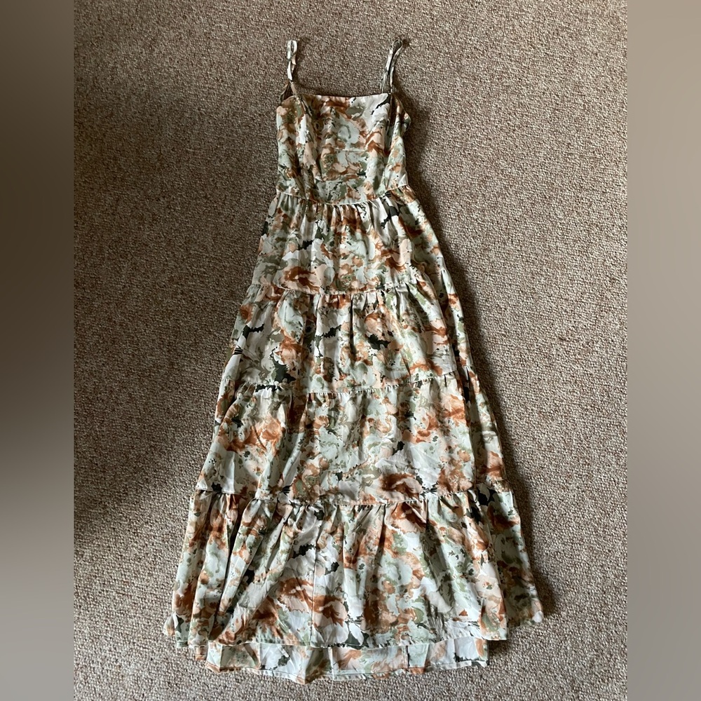 Cute long floral dress from Pacsun!